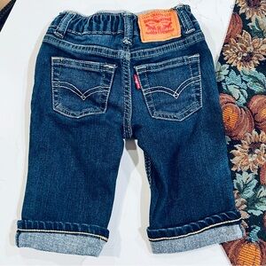 Toddlers Levi's Straight Leg Pull-On Jeans Size 3 Months Great Condition